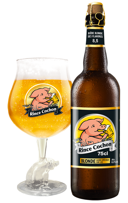 Rince cochon fût 5 litres bière belge blonde disponible en ligne